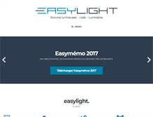 Tablet Screenshot of easy-light.ch